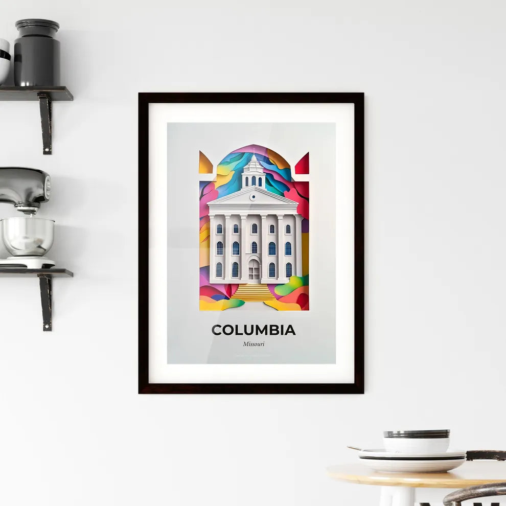 Vivid Columbia, Missouri, Framed Wall Art