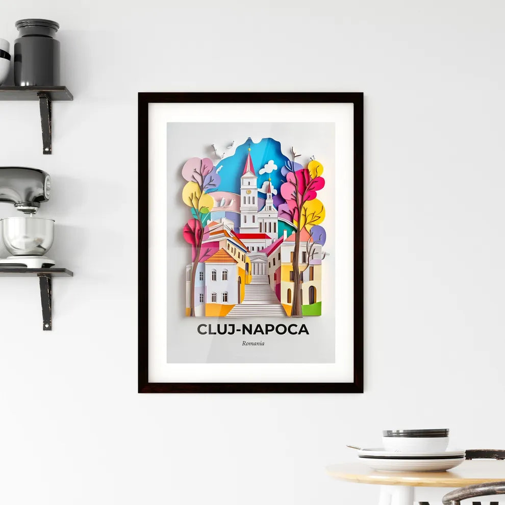 Vivid Clu, Framed Wall Art