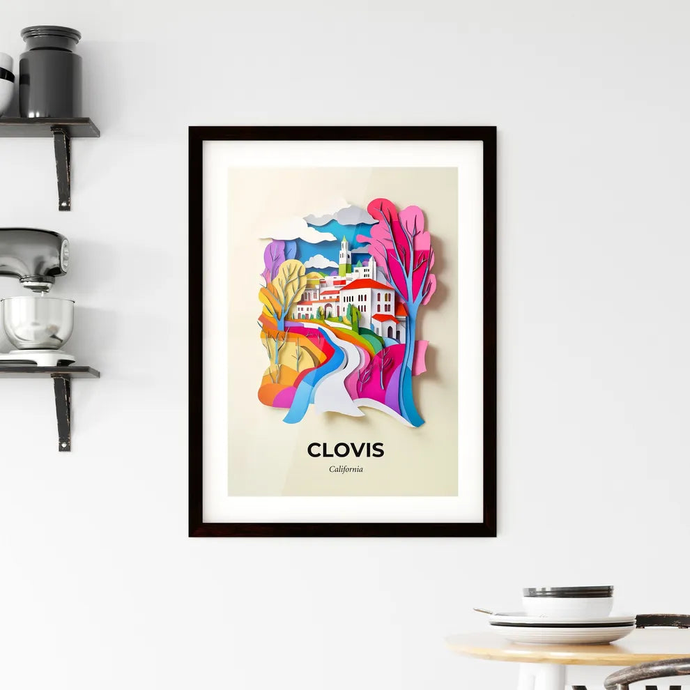 Vivid Clovis, California, Framed Wall Art