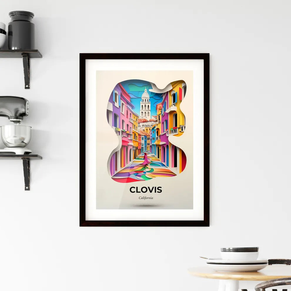 Vivid Clovis, California, Framed Wall Art