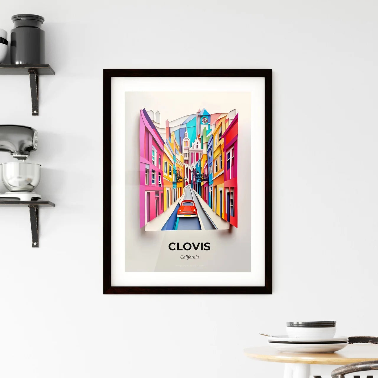 Vivid Clovis, California, Framed Wall Art