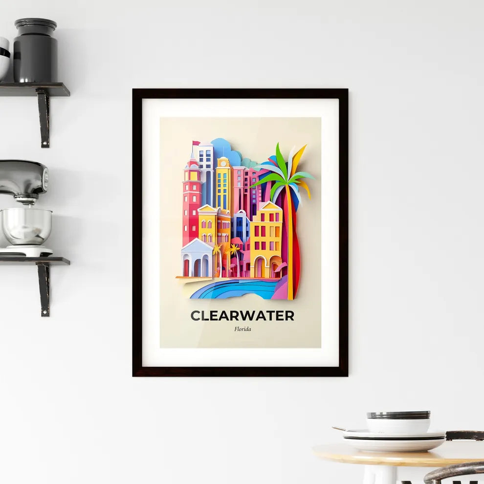 Vivid Clearwater, Florida, Framed Wall Art