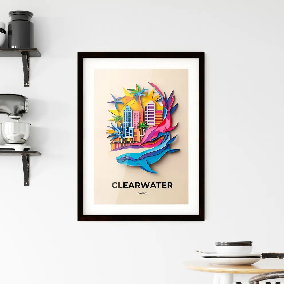 Vivid Clearwater, Florida, Framed Wall Art