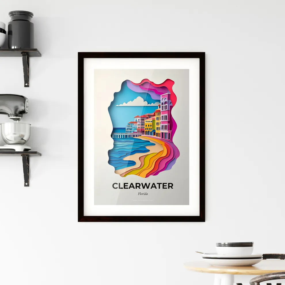 Vivid Clearwater, Florida, Framed Wall Art