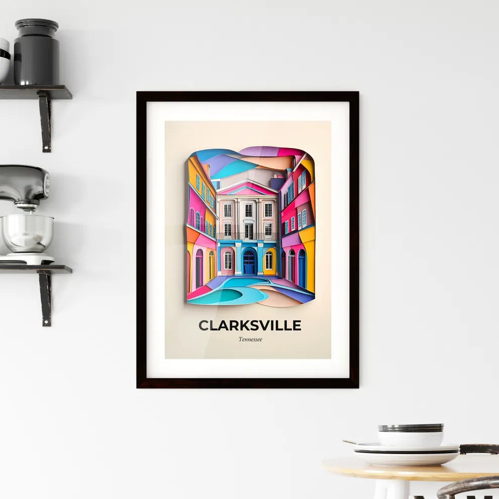 Vivid Clarksville, Tennessee, Framed Wall Art