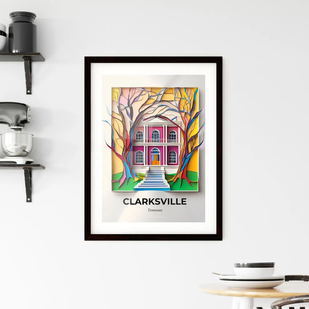 Vivid Clarksville, Tennessee, Framed Wall Art