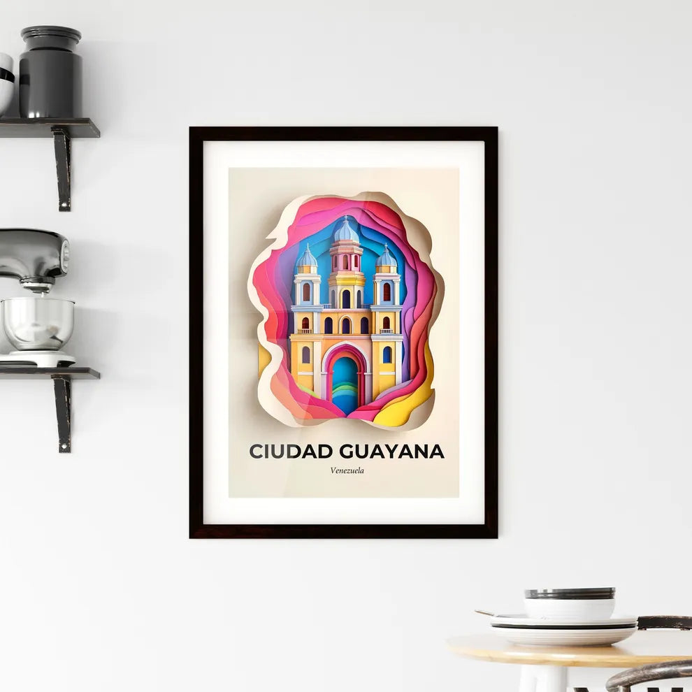Vivid Ciudad Guayana, Venezuela, Framed Wall Art