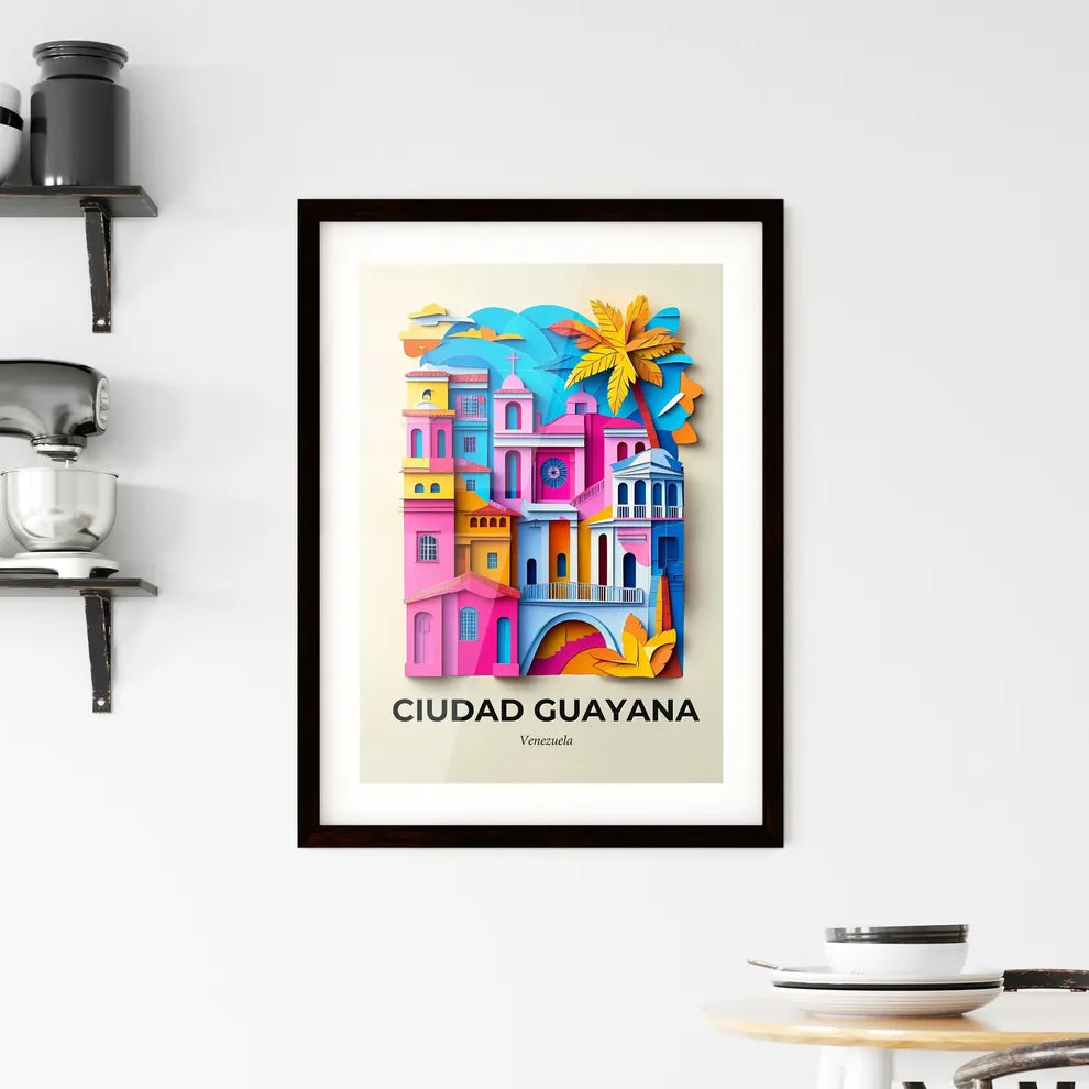Vivid Ciudad Guayana, Venezuela, Framed Wall Art