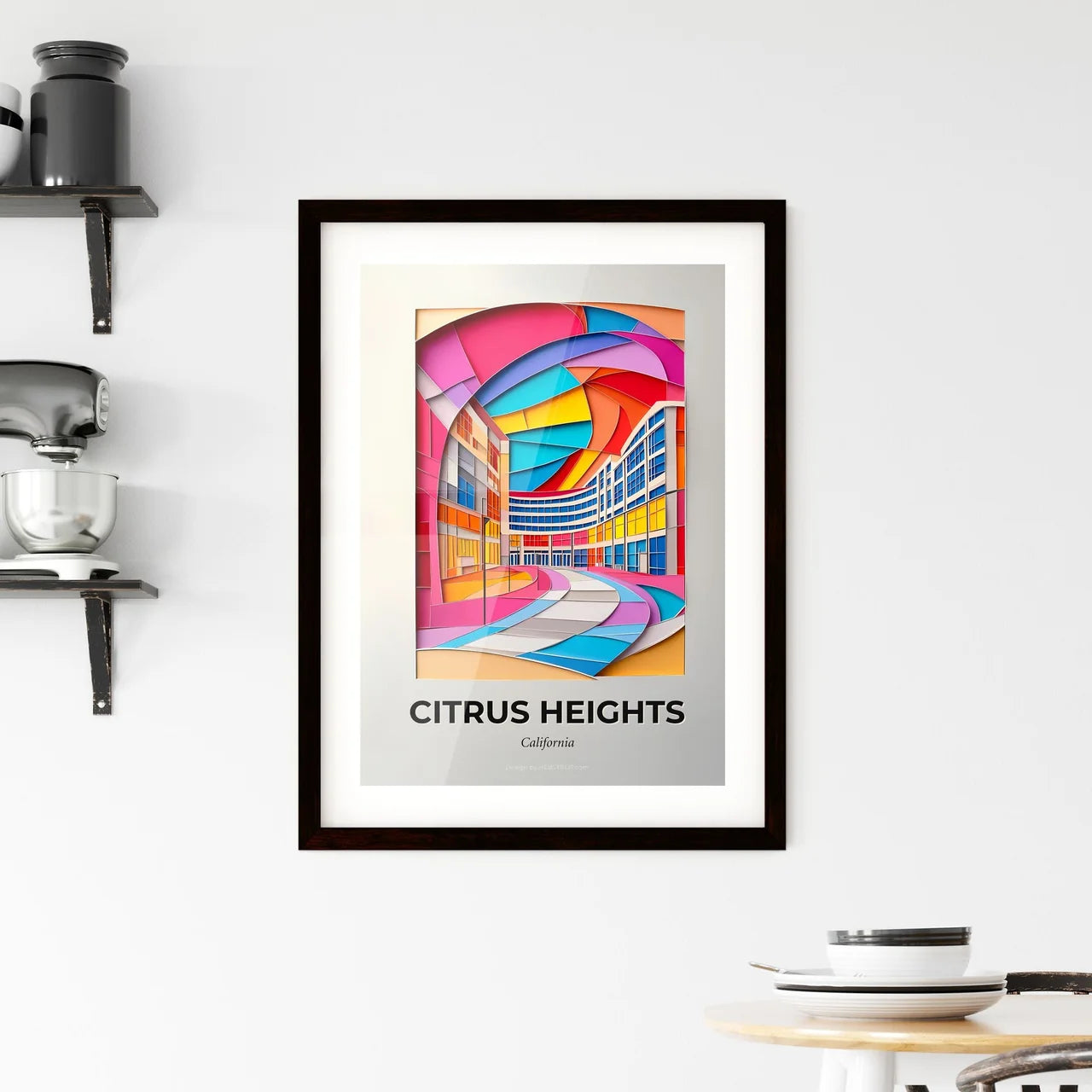 Vivid Citrus Heights, California, Framed Wall Art