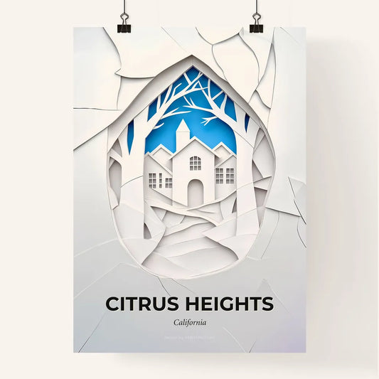 Vivid Citrus Heights, California, Colorful Poster