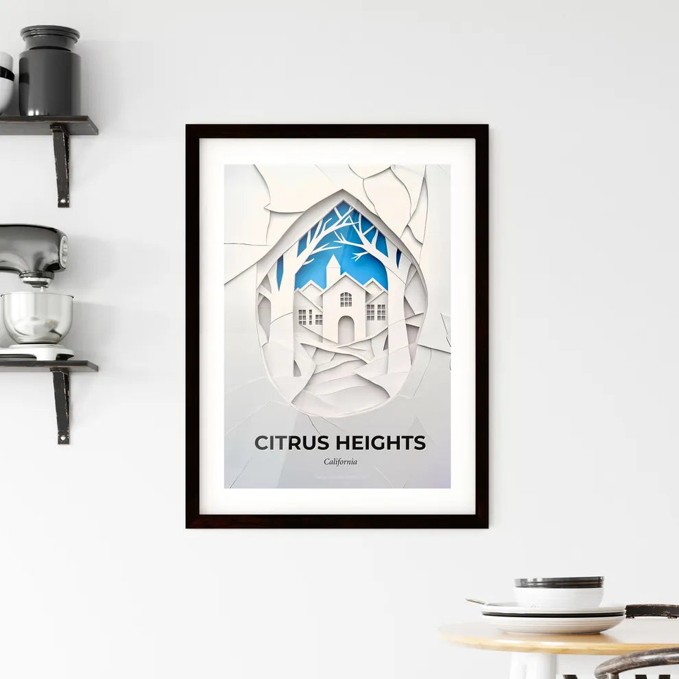 Vivid Citrus Heights, California, Framed Wall Art