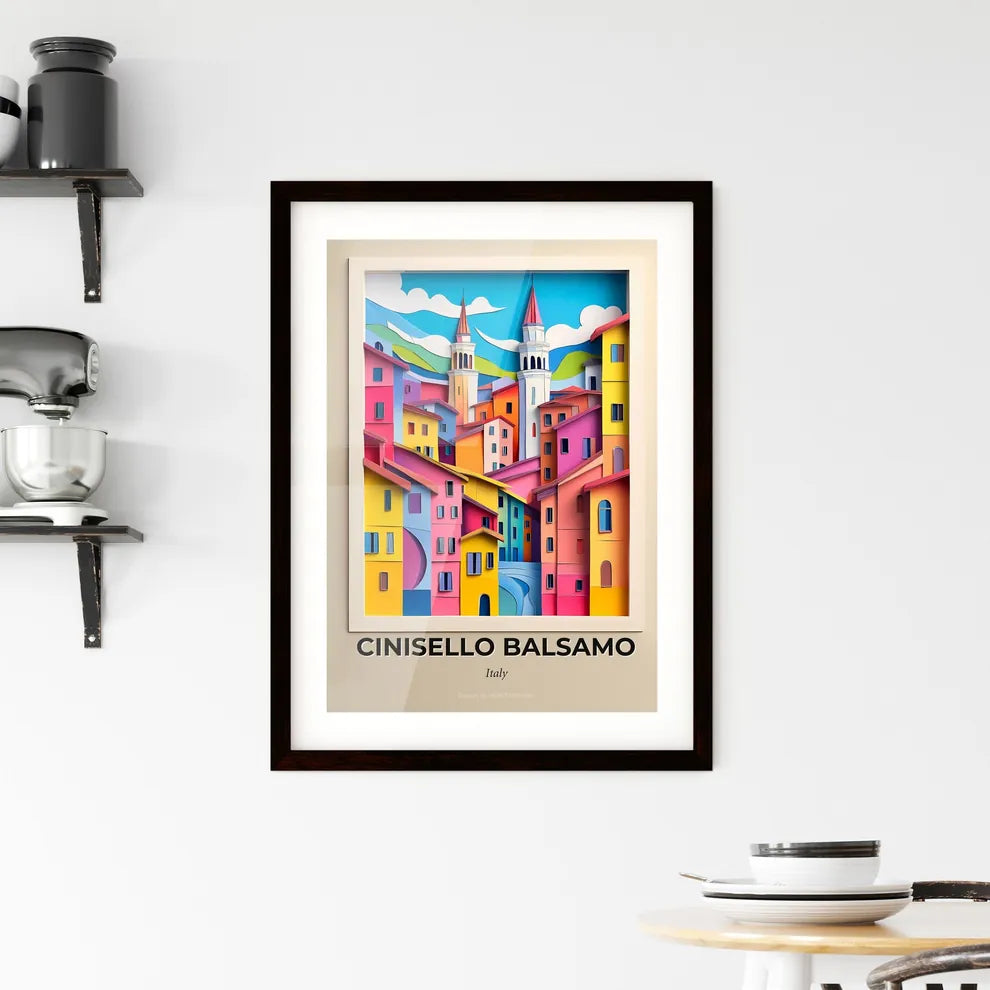 Vivid Cinisello Balsamo, Italy, Framed Wall Art