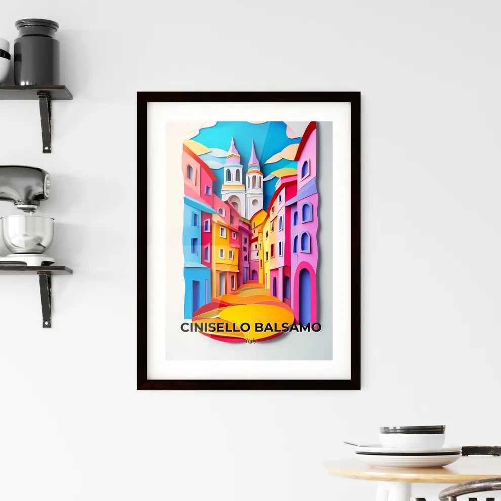Vivid Cinisello Balsamo, Italy, Framed Wall Art
