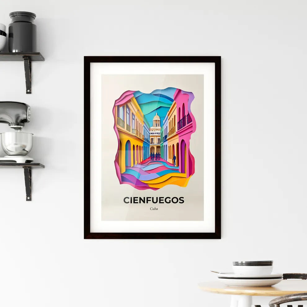 Vivid Cienfuegos, Cuba, Framed Wall Art
