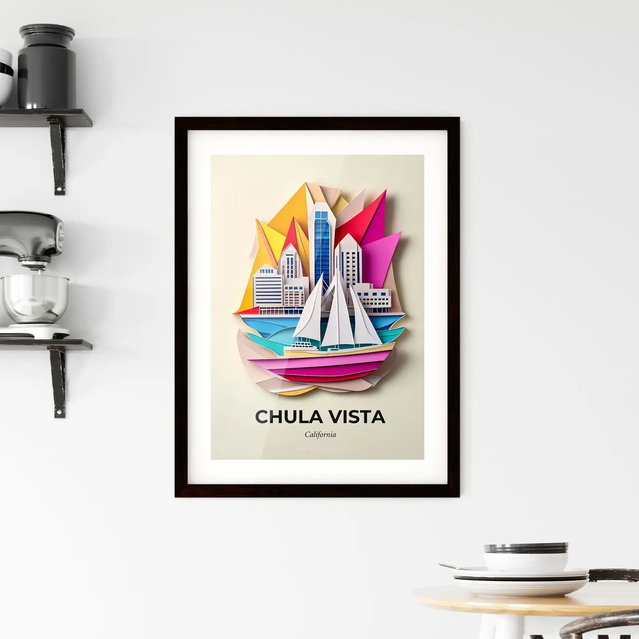 Vivid Chula Vista, California, Framed Wall Art