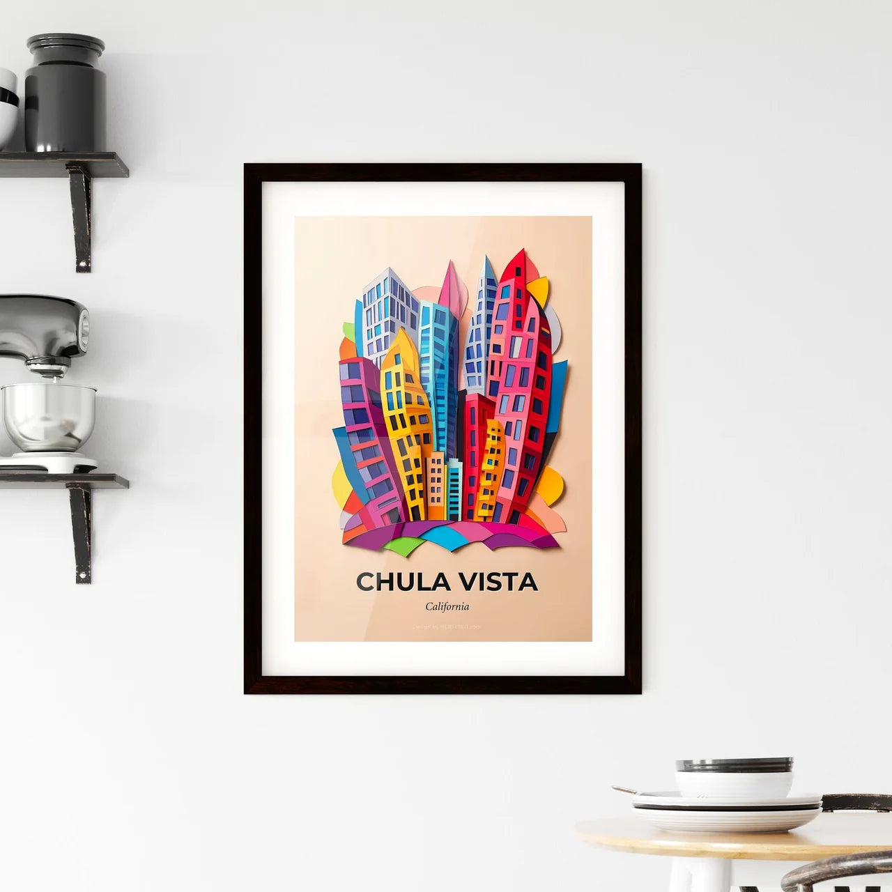 Vivid Chula Vista, California, Framed Wall Art
