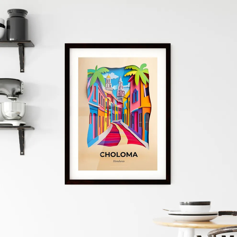 Vivid Choloma, Honduras, Framed Wall Art