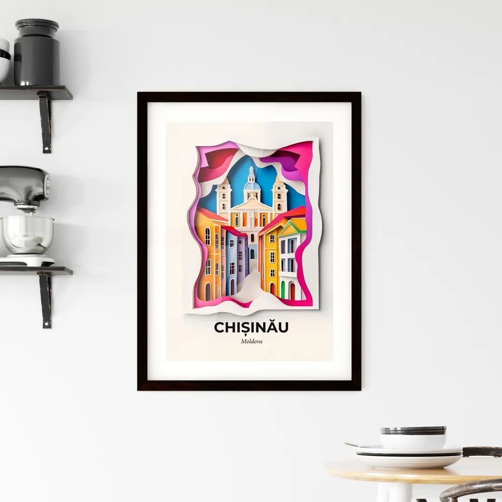 Vivid Chișinău, Moldova, Framed Wall Art