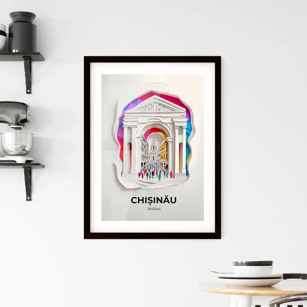 Vivid Chișinău, Moldova, Framed Wall Art