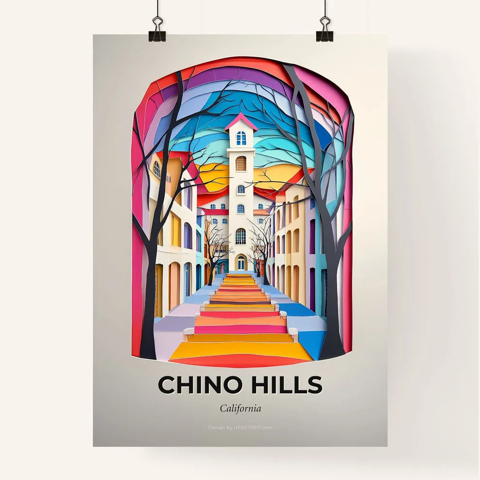 Vivid Chino Hills, California, Colorful Poster