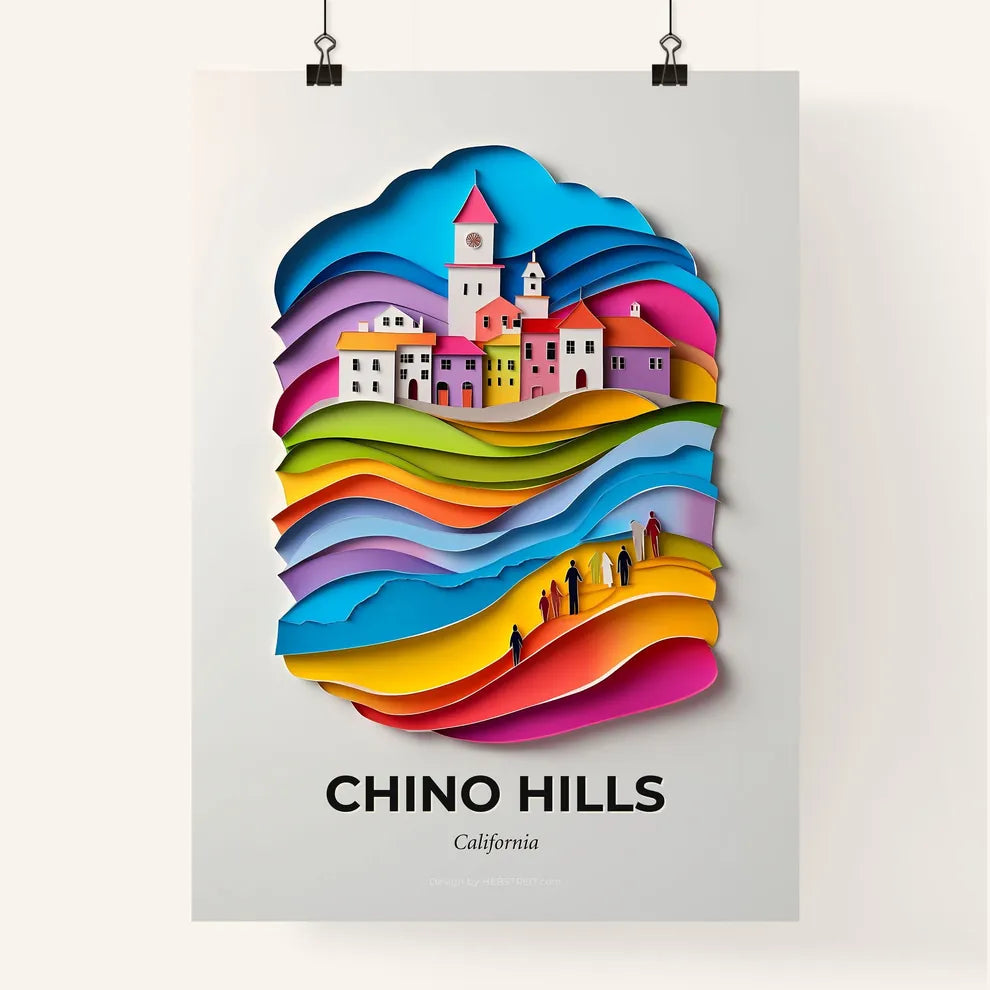 Vivid Chino Hills, California, Colorful Poster