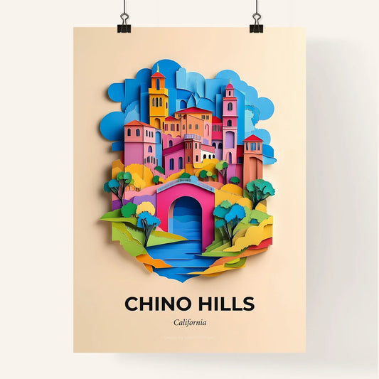 Vivid Chino Hills, California, Colorful Poster