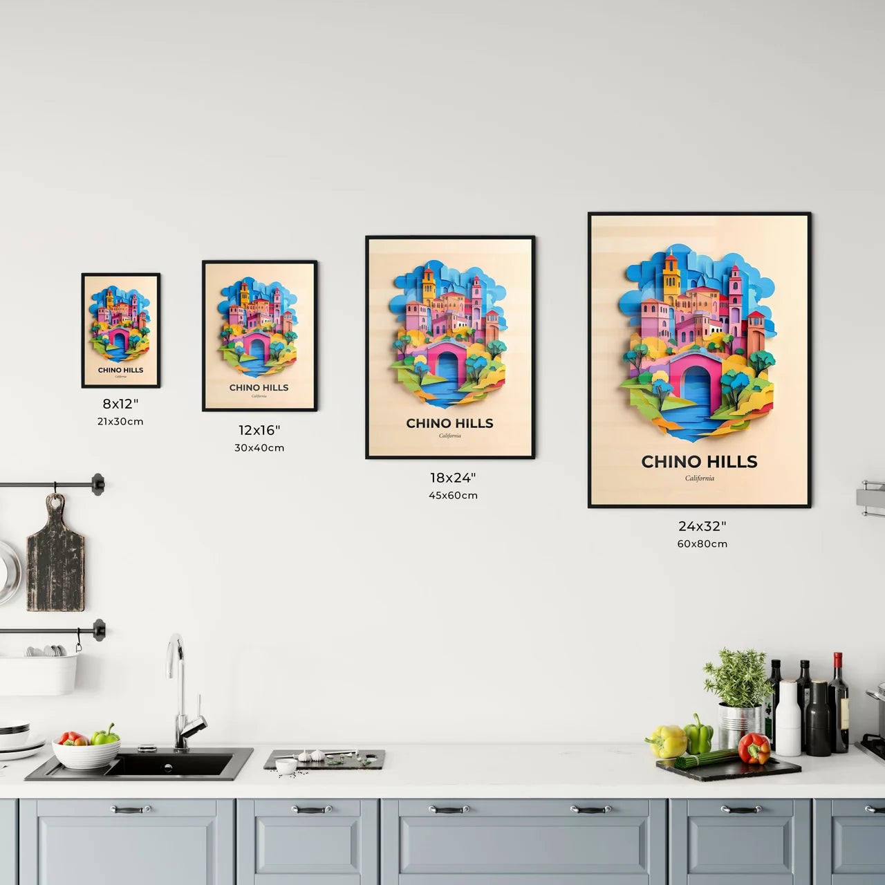 Vivid Chino Hills, California, Kitchen Art