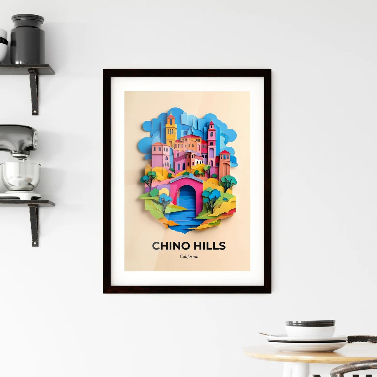 Vivid Chino Hills, California, Framed Wall Art