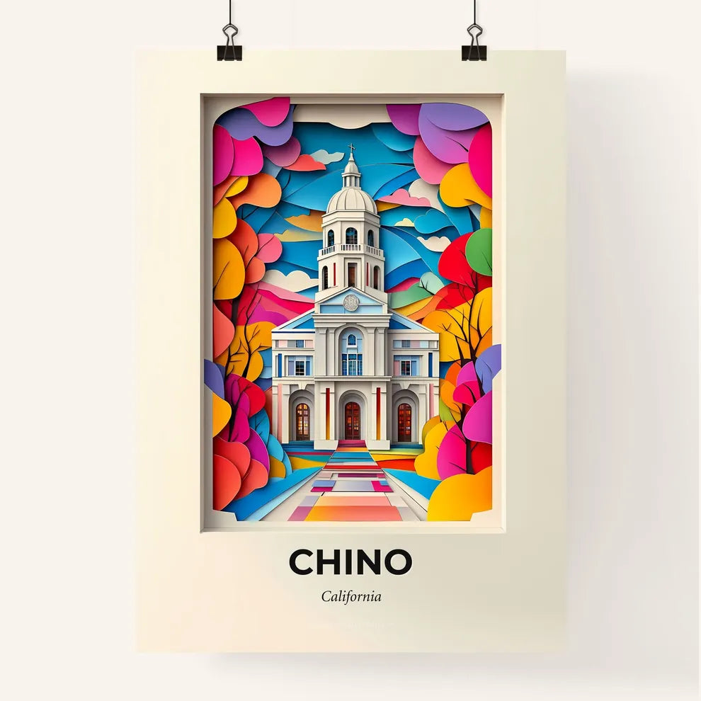 Vivid Chino, California, Colorful Poster