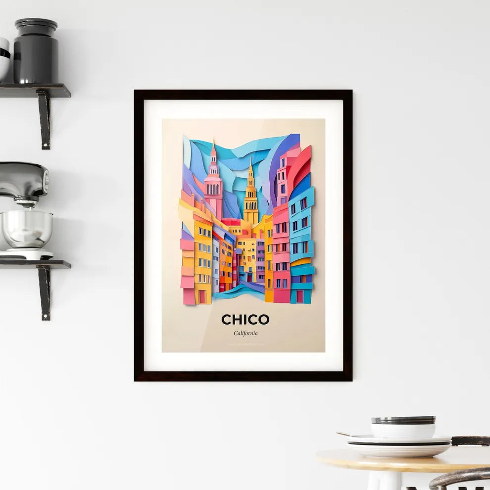 Vivid Chico, California, Framed Wall Art