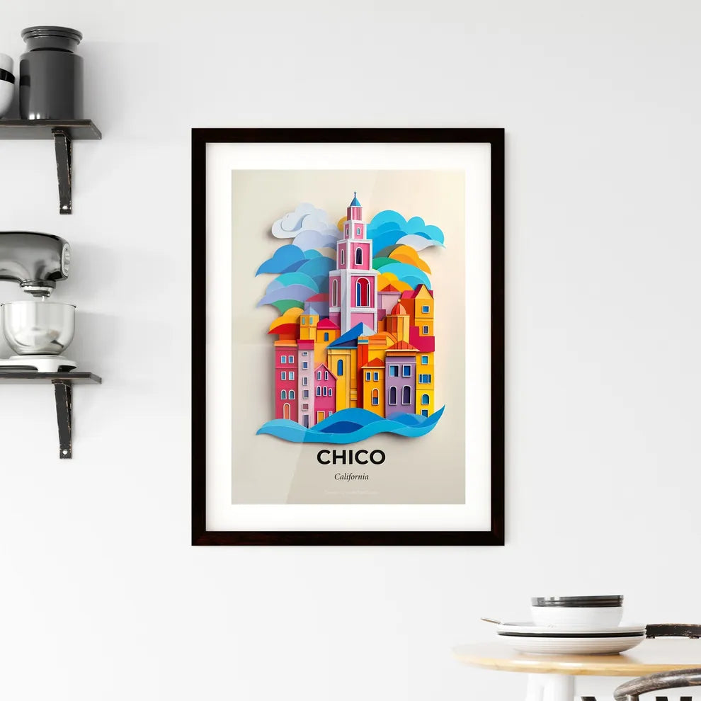 Vivid Chico, California, Framed Wall Art