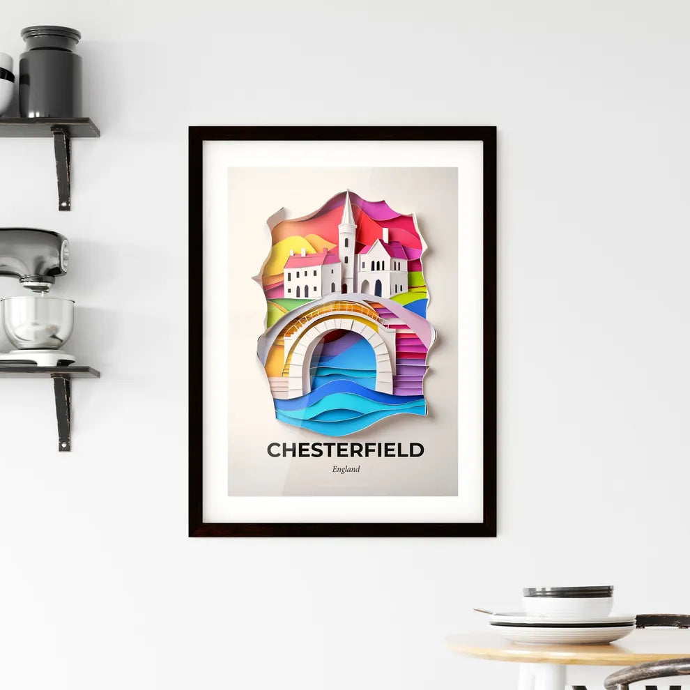 Vivid Chesterfield, England, Framed Wall Art