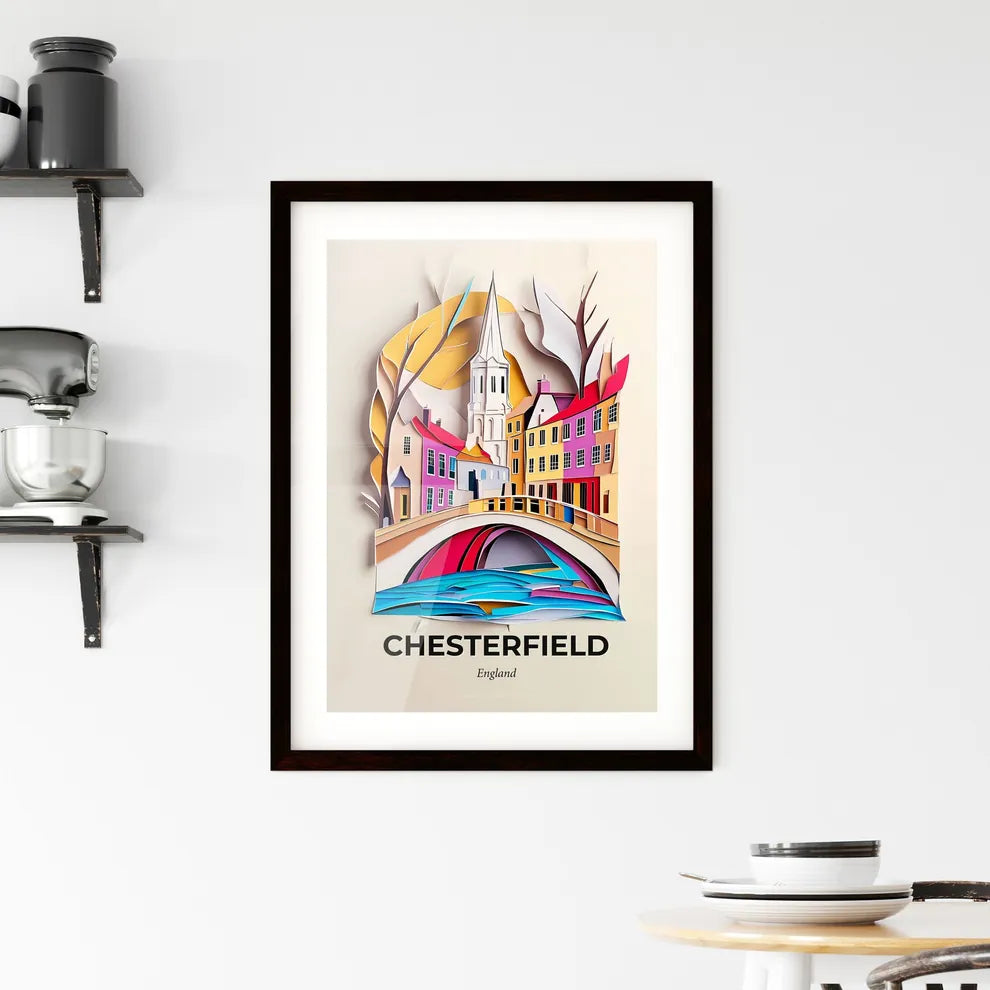 Vivid Chesterfield, England, Framed Wall Art
