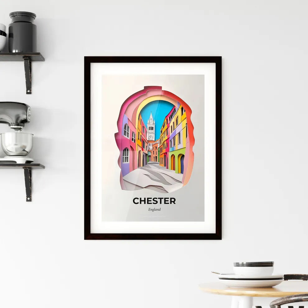 Vivid Chester, England, Framed Wall Art