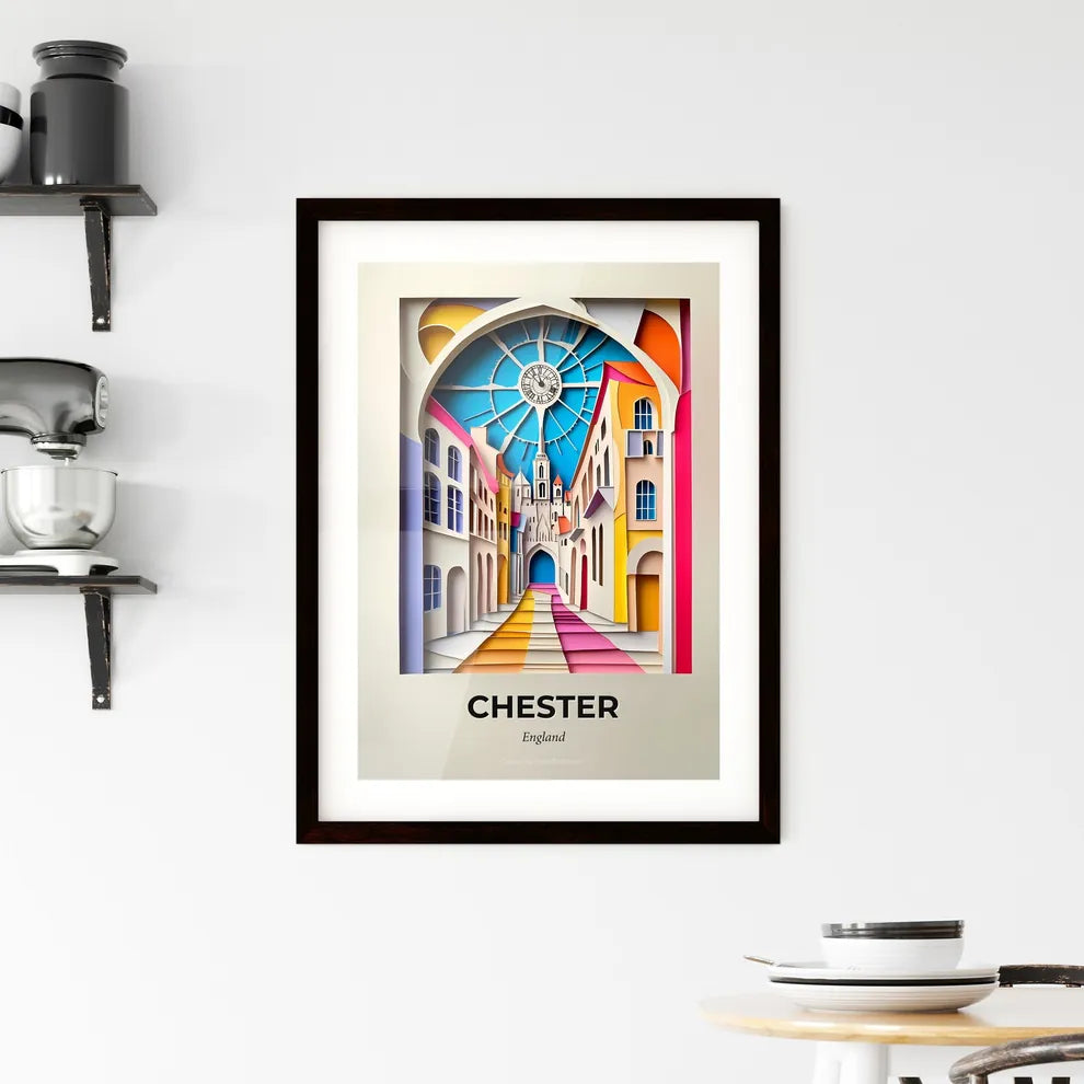 Vivid Chester, England, Framed Wall Art