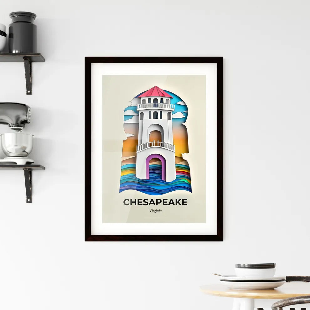 Vivid Chesapeake, Virginia, Framed Wall Art
