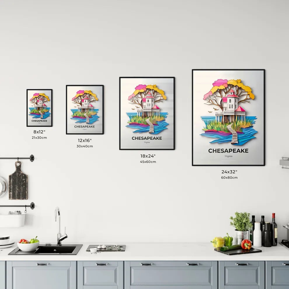 Vivid Chesapeake, Virginia, Kitchen Art