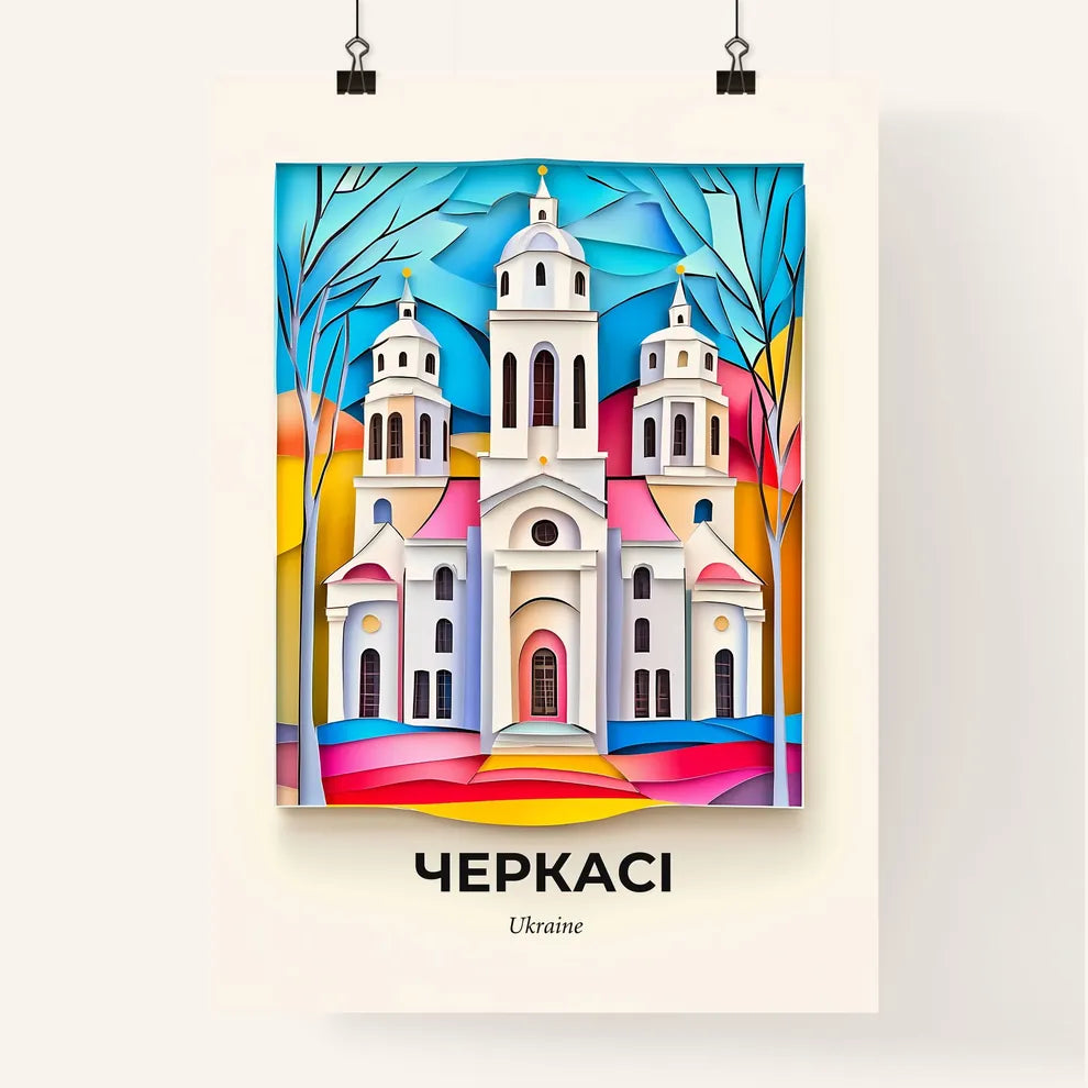 Vivid Cherkasy, Ukraine, Colorful Poster