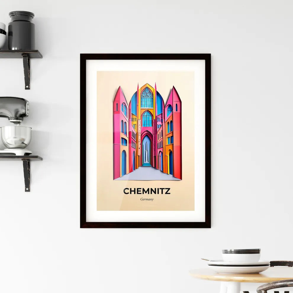 Vivid Chemnitz, Germany, Framed Wall Art