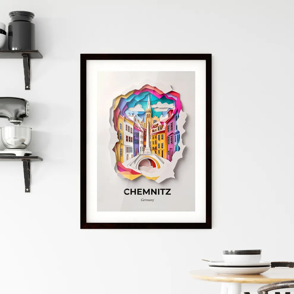 Vivid Chemnitz, Germany, Framed Wall Art