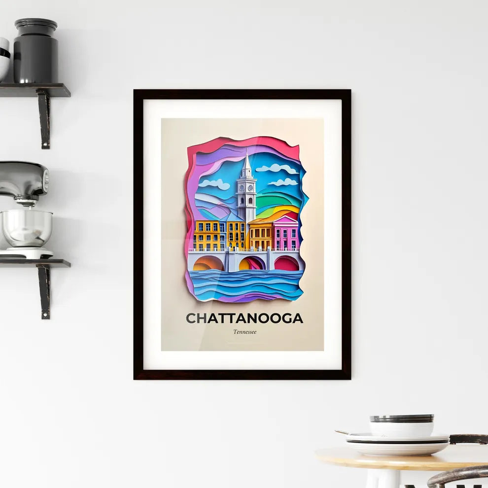 Vivid Chattanooga, Tennessee, Framed Wall Art
