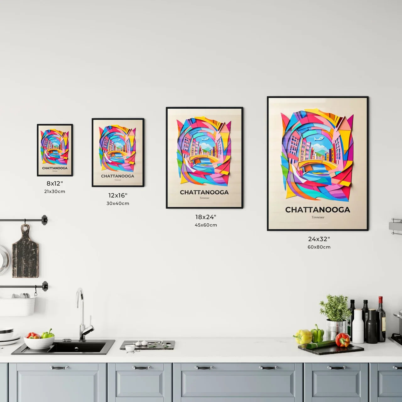 Vivid Chattanooga, Tennessee, Kitchen Art