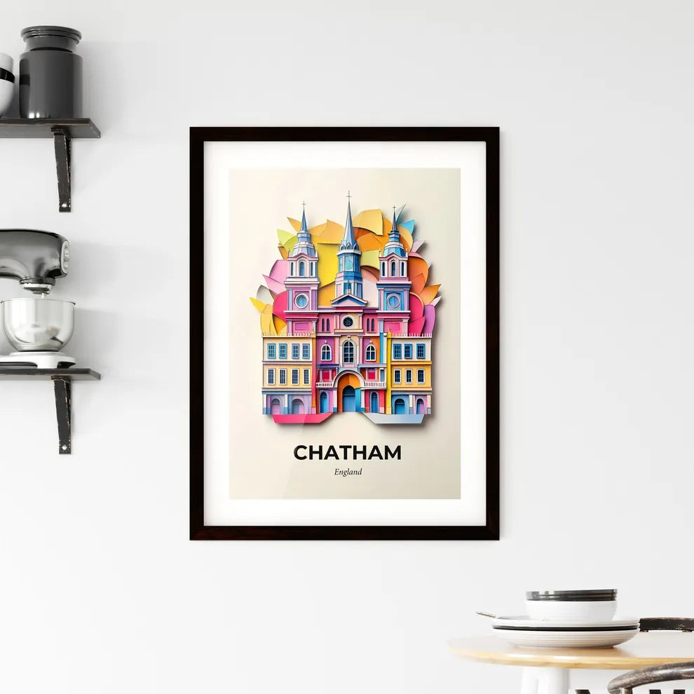 Vivid Chatham, England, Framed Wall Art