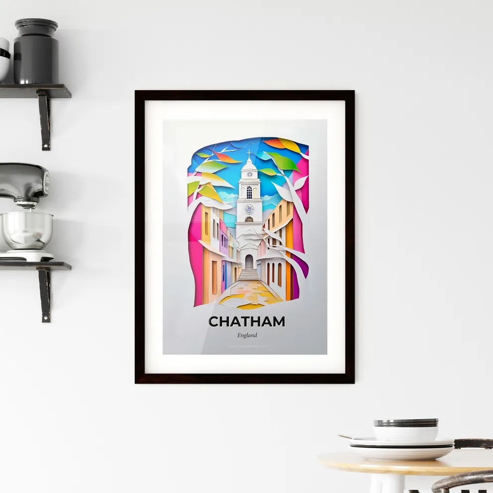 Vivid Chatham, England, Framed Wall Art