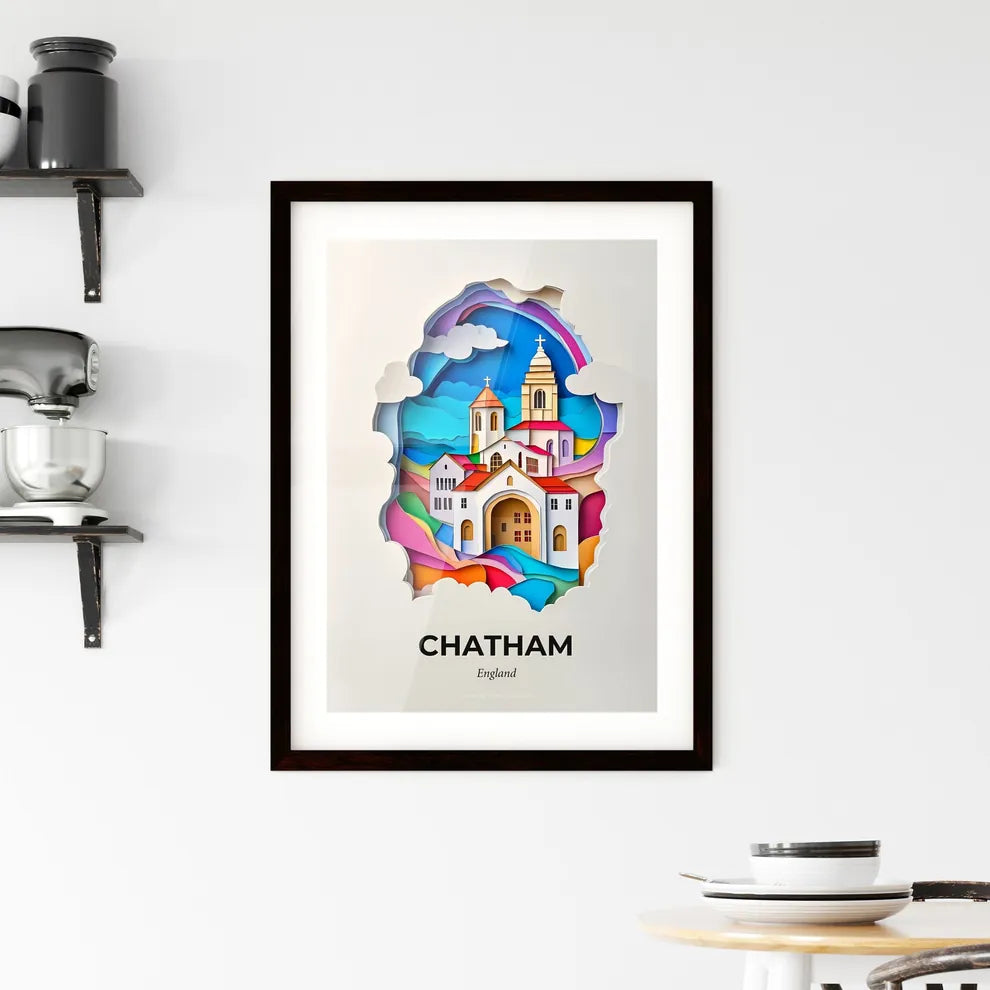 Vivid Chatham, England, Framed Wall Art