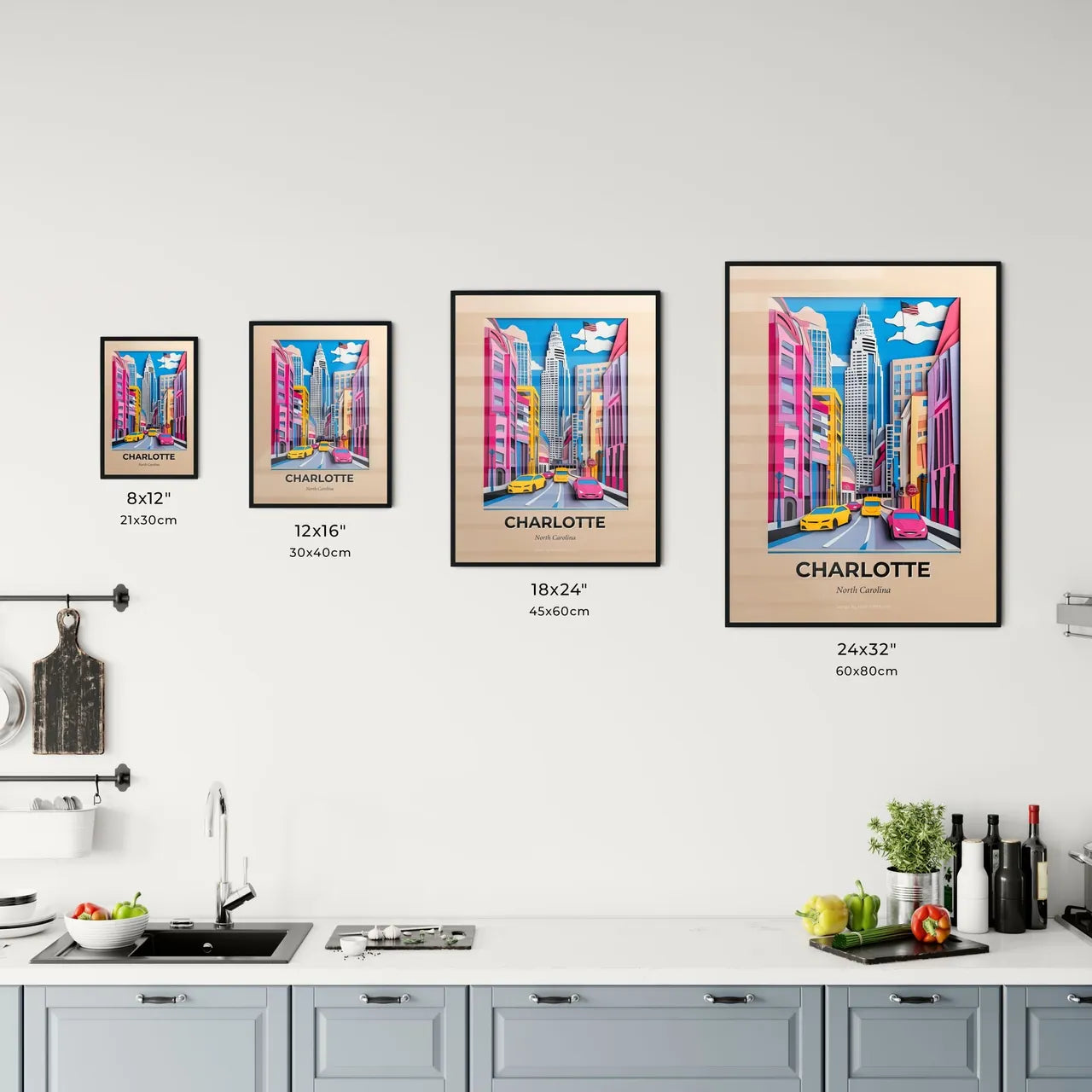 Vivid Charlotte, North Carolina, Kitchen Art