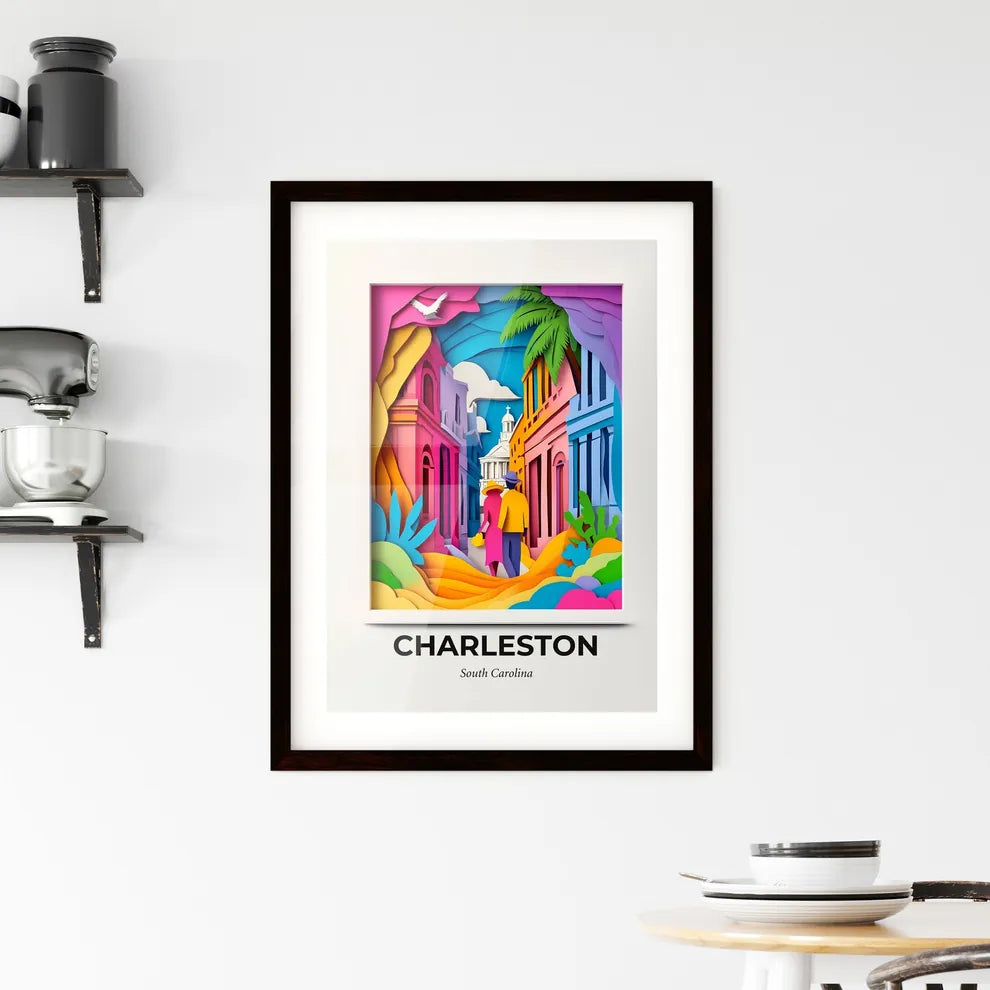 Vivid Charleston, South Carolina, Framed Wall Art