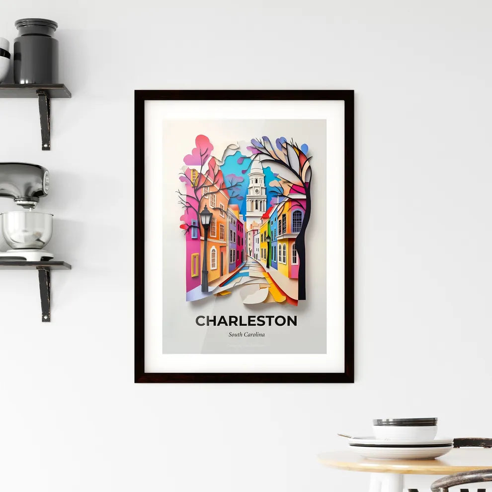Vivid Charleston, South Carolina, Framed Wall Art
