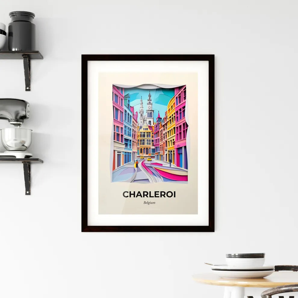 Vivid Charleroi, Belgium, Framed Wall Art