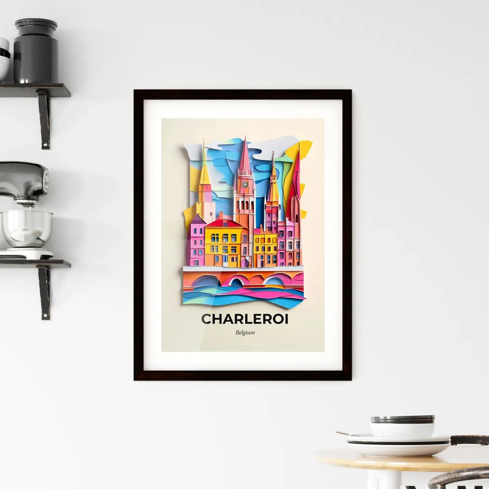 Vivid Charleroi, Belgium, Framed Wall Art